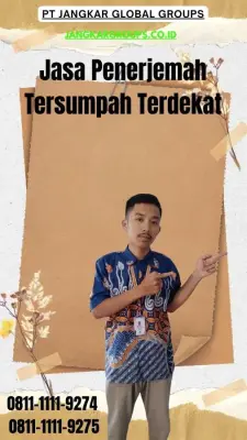 Layanan Penerjemah Tersumpah Terdekat Kecamatan Wonokromo Surabaya