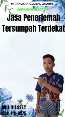 Pengurusan Penerjemah Tersumpah Terdekat Kecamatan Taman Madiun