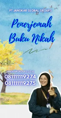 Biro Jasa Penerjemah Surat Nikah Terpercaya Kecamatan Kosambi Kabupaten Tangerang
