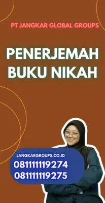 Jasa Penerjemah Surat Nikah Terpercaya Kecamatan Jayanti Kabupaten Tangerang