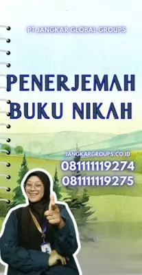 Pengurusan Penerjemah Surat Nikah Cepat Kecamatan Gunung Kaler Kabupaten Tangerang