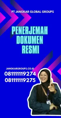Pengurusan Penerjemah Dokumen Resmi Kecamatan Metro Barat Kota Metro