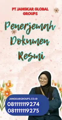 Layanan Penerjemah Dokumen Resmi Kecamatan Sumber Rejo Kab. Tanggamus