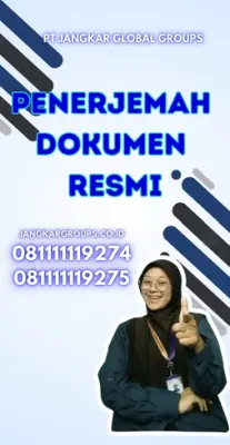 Jasa Penerjemah Dokumen Resmi Kecamatan Sekampung Udik Kab. Lampung Timur