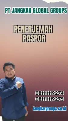 Pengurusan Penerjemah Paspor Terbaik Kecamatan Argomulyo Salatiga