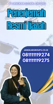 Jasa Penerjemah Resmi Ijazah Kota  Bekasi