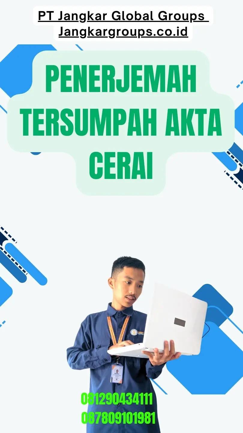 Jasa Penerjemah Tersumpah Akta Cerai Terpercaya Pademangan Jakarta Utara