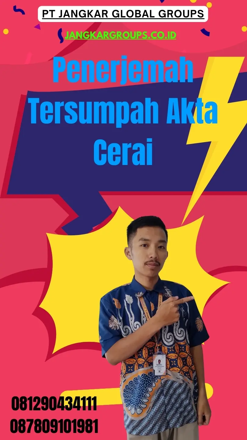 Pengurusan Penerjemah Tersumpah Akta Cerai Terbaik Kemayoran Jakarta Pusat
