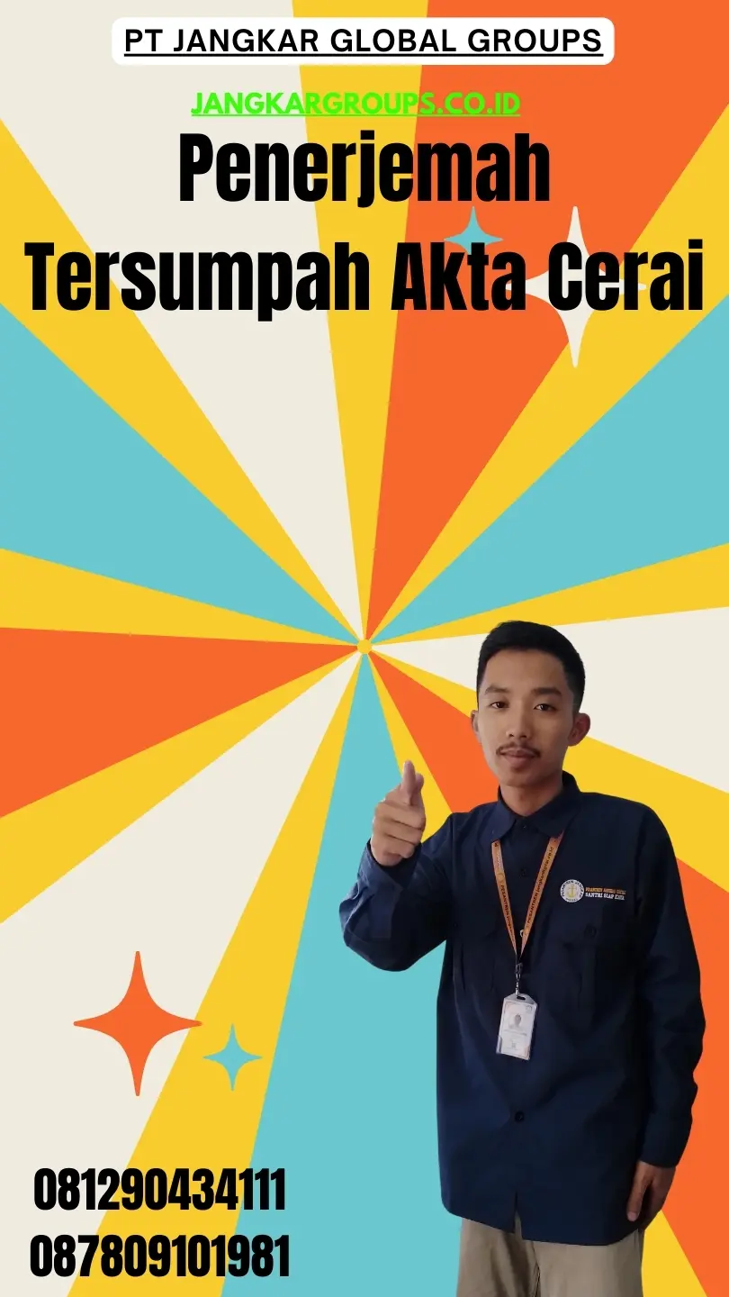 Biro Jasa Penerjemah Tersumpah Akta Cerai Terpercaya Matraman Jakarta Timur