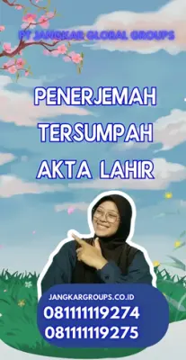 Layanan Penerjemah Tersumpah Akta Lahir Terpercaya Kabupaten Bone