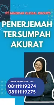Biro Penerjemah Tersumpah Akurat Kab. Empat Lawang
