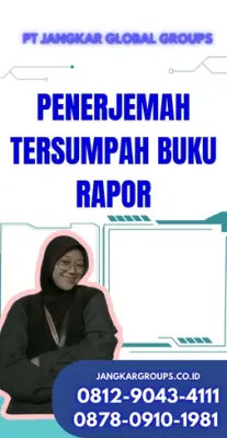 Jasa Penerjemah Tersumpah Buku Rapor Terpercaya Kecamatan  Depok Kabupaten Sleman