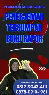 Jasa Penerjemah Tersumpah Buku Rapor Terpercaya Kecamatan  Tanjungsari Kabupaten Gunungkidul