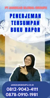 Jasa Penerjemah Tersumpah Buku Rapor Terpercaya Kecamatan  Semin Kabupaten Gunungkidul