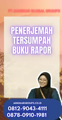 Pengurusan Penerjemah Tersumpah Buku Rapor Terpercaya Kecamatan  Pajangan Kabupaten Bantul