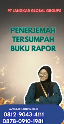 Jasa Penerjemah Tersumpah Buku Rapor Terbaik Kecamatan  Kasihan Kabupaten Bantul