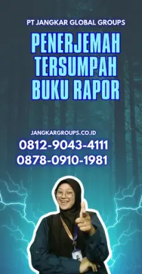 Layanan Penerjemah Tersumpah Buku Rapor Terbaik Kecamatan  Cangkringan Kabupaten Sleman