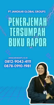 Jasa Penerjemah Tersumpah Buku Rapor Terpercaya Kecamatan  Semanu Kabupaten Gunungkidul