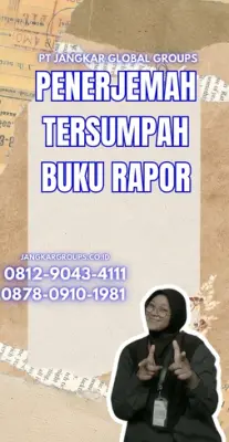 Jasa Penerjemah Tersumpah Buku Rapor Terpercaya Kecamatan  Banguntapan Kabupaten Bantul