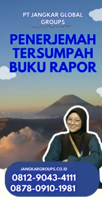 Layanan Penerjemah Tersumpah Buku Rapor Terbaik Kecamatan  Bambanglipuro Kabupaten Bantul