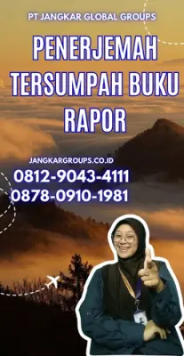 Layanan Penerjemah Tersumpah Buku Rapor Terbaik Kecamatan  Kretek Kabupaten Bantul