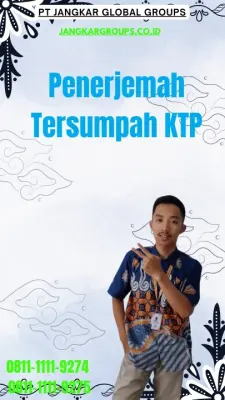 Jasa Penerjemah Tersumpah KTP Terbaik Kecamatan  Gondomanan Kota Yogyakarta