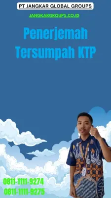 Jasa Penerjemah Tersumpah KTP Terpercaya Kecamatan  Wonosari Kabupaten Gunungkidul