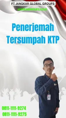 Jasa Penerjemah Tersumpah KTP Terbaik Kecamatan  Cangkringan Kabupaten Sleman