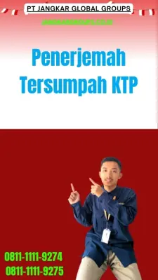 Layanan Penerjemah Tersumpah KTP Terbaik Kecamatan  Saptosari Kabupaten Gunungkidul
