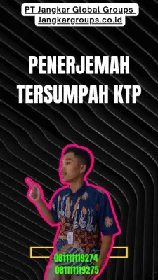 Layanan Penerjemah Tersumpah KTP Terpercaya Kecamatan  Pengasih Kabupaten Kulon Progo