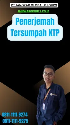Pengurusan Penerjemah Tersumpah KTP Cepat Kecamatan  Sentolo Kabupaten Kulon Progo