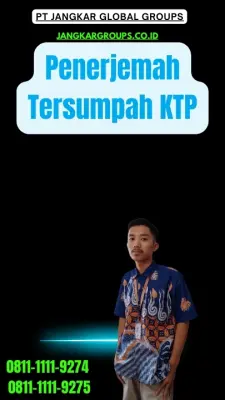 Jasa Penerjemah Tersumpah KTP Terbaik Kecamatan  Imogiri Kabupaten Bantul