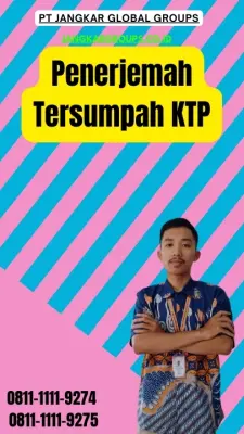 Layanan Penerjemah Tersumpah KTP Terbaik Kecamatan  Gondomanan Kota Yogyakarta