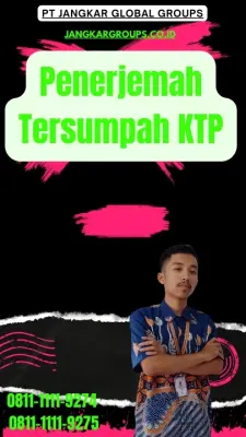 Layanan Penerjemah Tersumpah KTP Cepat Kecamatan  Cangkringan Kabupaten Sleman