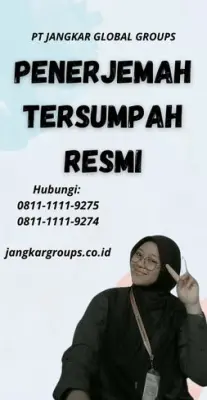 Jasa Penerjemah Tersumpah Resmi Kecamatan Pekalongan Utara Pekalongan