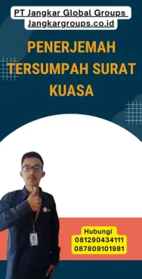 Layanan Penerjemah Tersumpah Surat Kuasa Terpercaya Kecamatan Trienggadeng Kabupaten Pidie Jaya