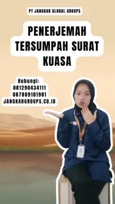 Layanan Penerjemah Tersumpah Surat Kuasa Terpercaya Kecamatan Teupah Selatan Kabupaten Simeulue