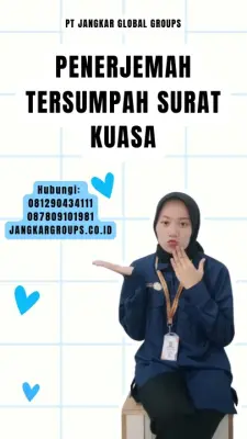 Layanan Penerjemah Tersumpah Surat Kuasa Terpercaya Kecamatan Teupah Barat Kabupaten Simeulue