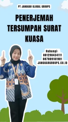 Layanan Penerjemah Tersumpah Surat Kuasa Terpercaya Kecamatan Pasie Raya Kabupaten Aceh Jaya