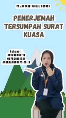 Pengurusan Penerjemah Tersumpah Surat Kuasa Terpercaya Kecamatan Salang Kabupaten Simeulue