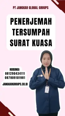 Layanan Penerjemah Tersumpah Surat Kuasa Terpercaya Kecamatan Tanah Jambo Aye Kabupaten Aceh Timur
