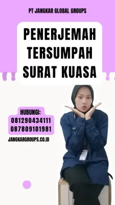 Pengurusan Penerjemah Tersumpah Surat Kuasa Terpercaya Kecamatan Banda Baro Kabupaten Aceh Utara