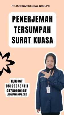 Pengurusan Penerjemah Tersumpah Surat Kuasa Terpercaya Kecamatan Teupah Selatan Kabupaten Simeulue