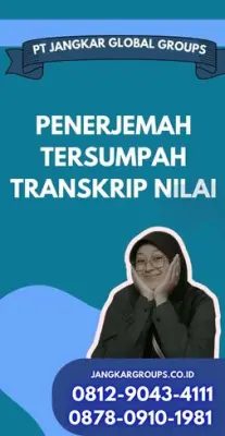 Layanan Penerjemah Transkrip Nilai Terpercaya Kecamatan Grogol Sukoharjo