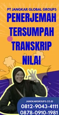 Biro Penerjemah Transkrip Nilai Terbaik Kecamatan Sidomukti Salatiga