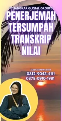 Layanan Penerjemah Transkrip Nilai Terpercaya Kecamatan Semarang Tengah Semarang