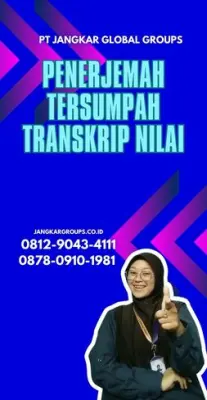 Biro Penerjemah Transkrip Nilai Terbaik Kecamatan Pekalongan Selatan Pekalongan