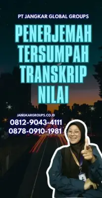 Biro Penerjemah Transkrip Nilai Terpercaya Kecamatan Semarang Selatan Semarang