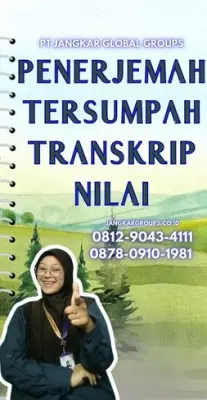Jasa Penerjemah Transkrip Nilai Cepat Kecamatan Sidomukti Salatiga