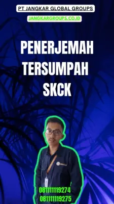 Jasa Penerjemah Tersumpah SKCK Terpercaya Palembang